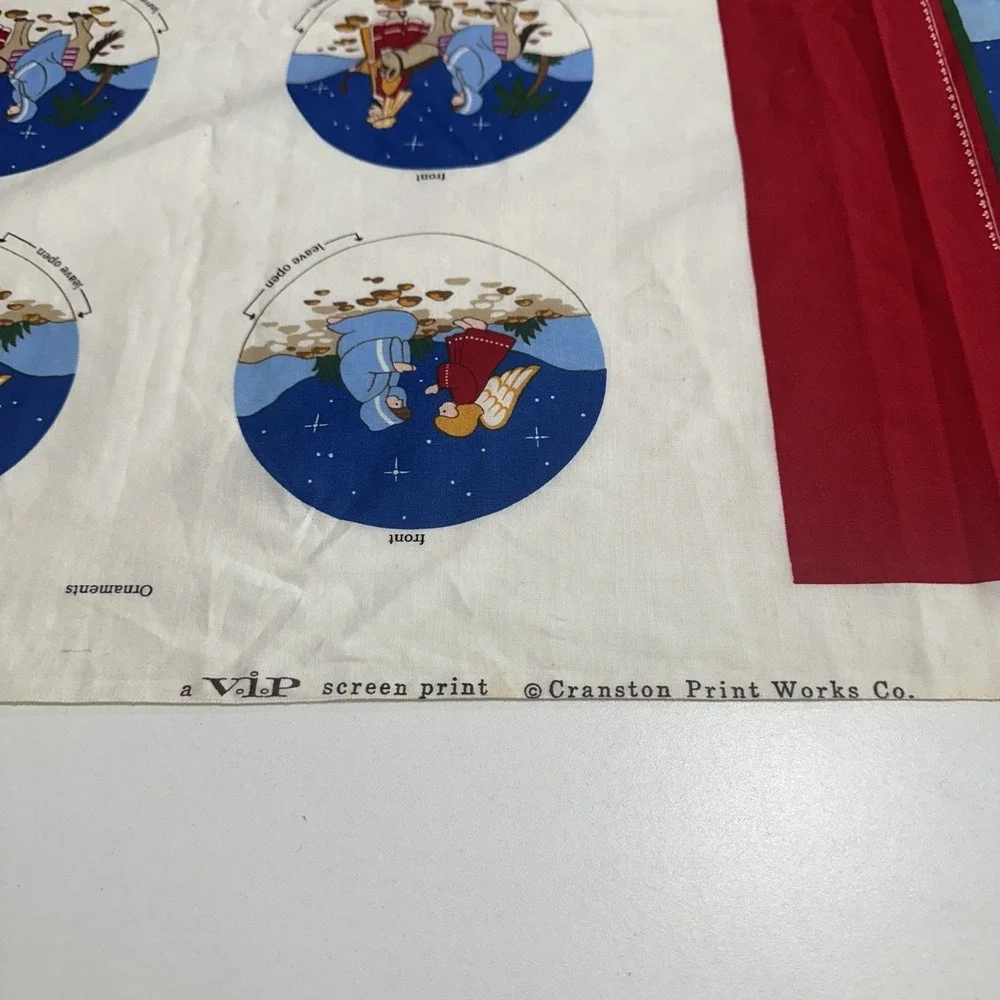 Christmas Follow The Star Nativity‎ Advent Calendar And Ornaments Fabric Craft